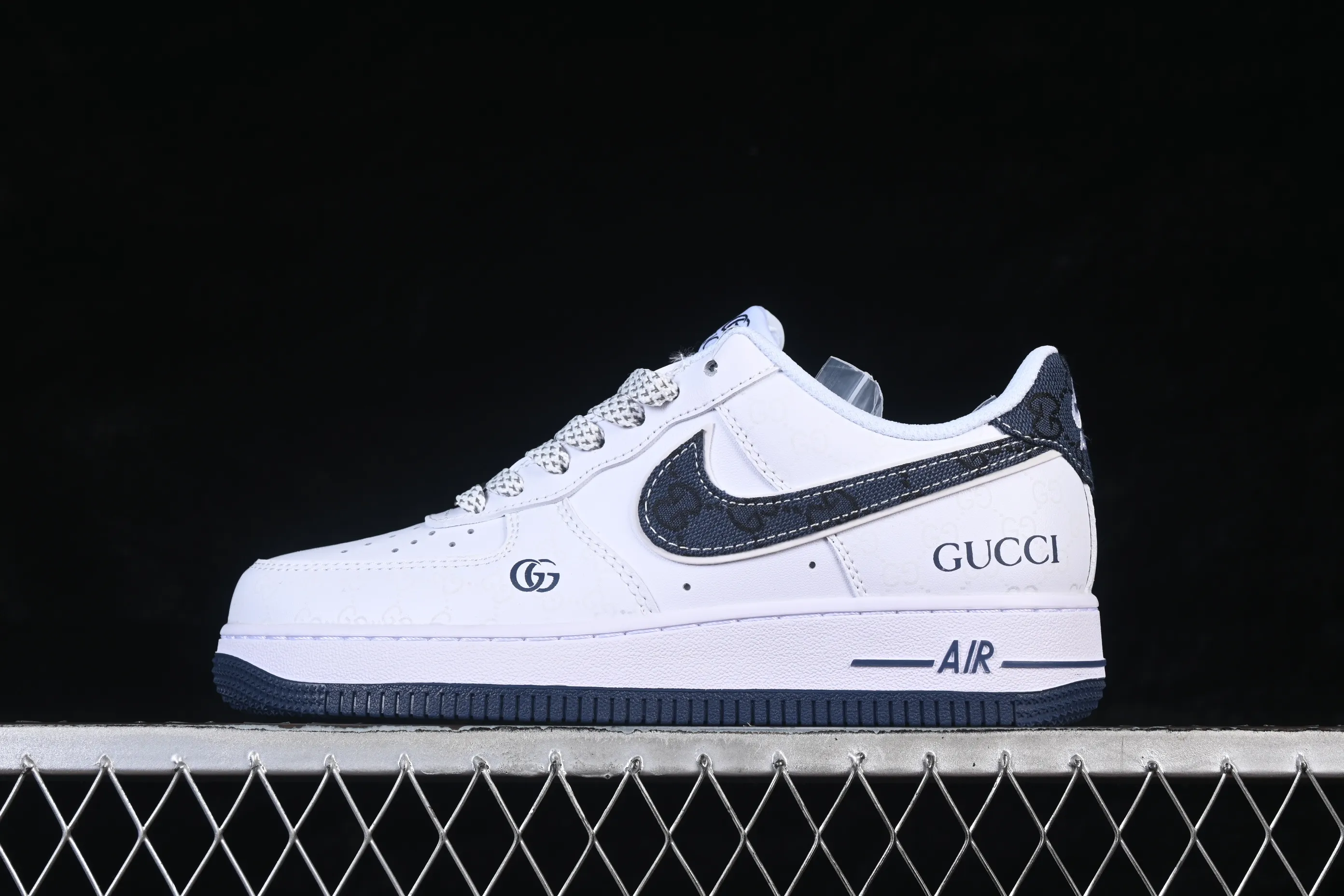 All categories Nk Air Force 1 Air Force series Nk Air Force 1 Low Air Force low-top Nike Air Force 1'07 Low Gucci joint denim blue print Air Force 1 low-top casual sneakers XX3168-196